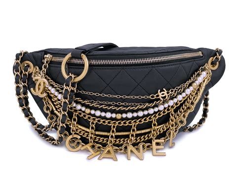 chanel fanny pack chain letter|Waist bags .